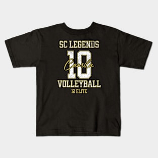 Camila #10 SC Legends (12 Elite) - Black Kids T-Shirt